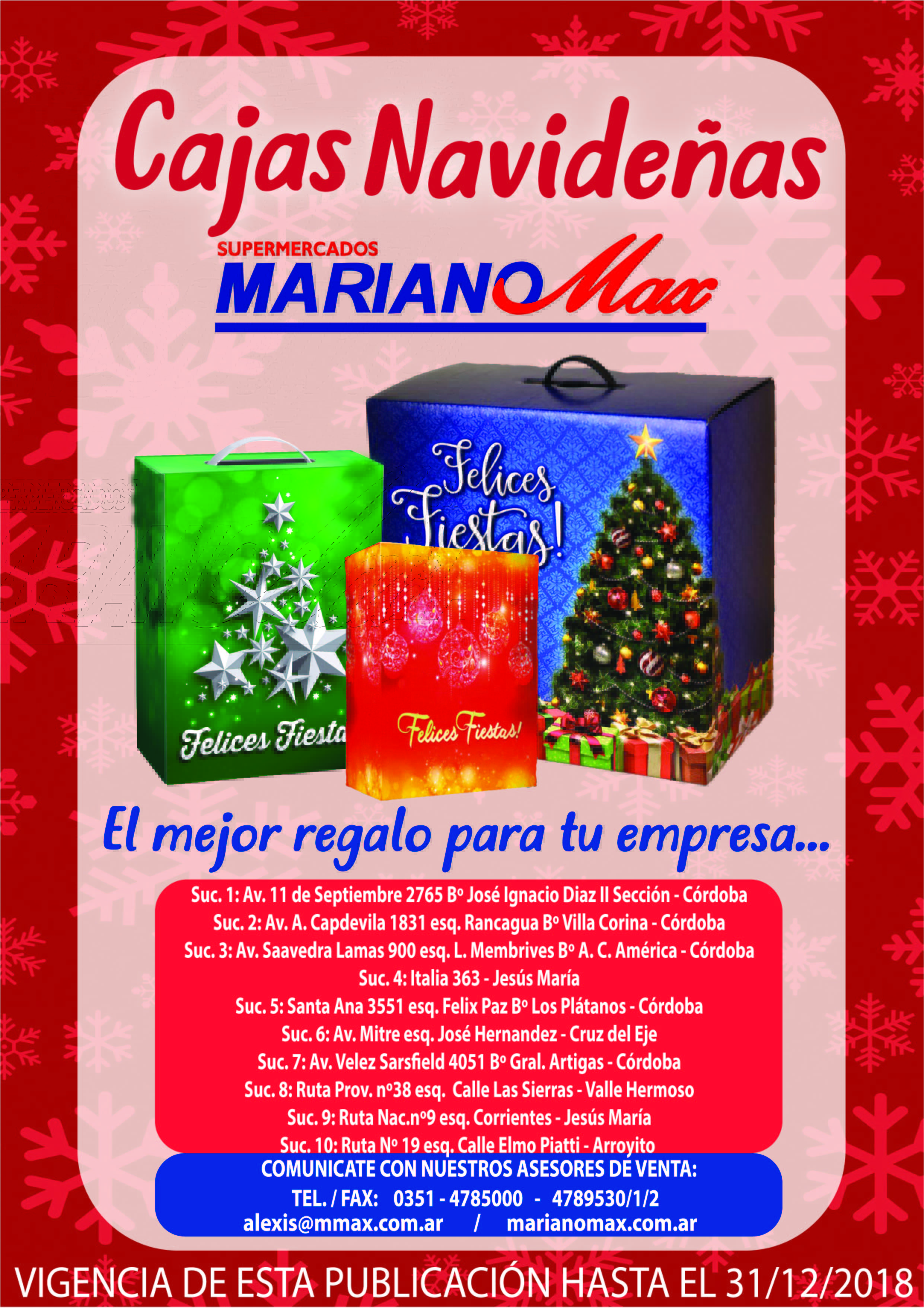 Supermercados Mariano Max - CAJAS NAVIDEÑAS 2018